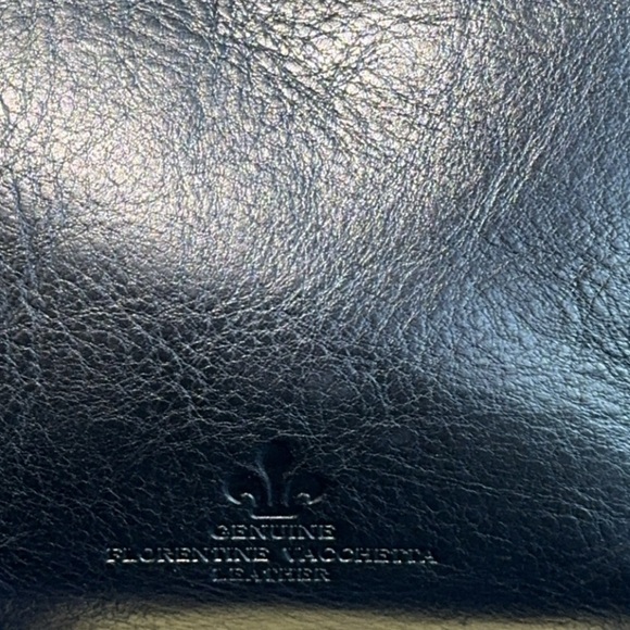 DOONEY & BOURKE Handbag Florentine Laurel Hobo Black Italian Leather AUTHENTIC - Picture 8 of 11